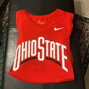 Ohio State Buckeyes Red Nike Tee